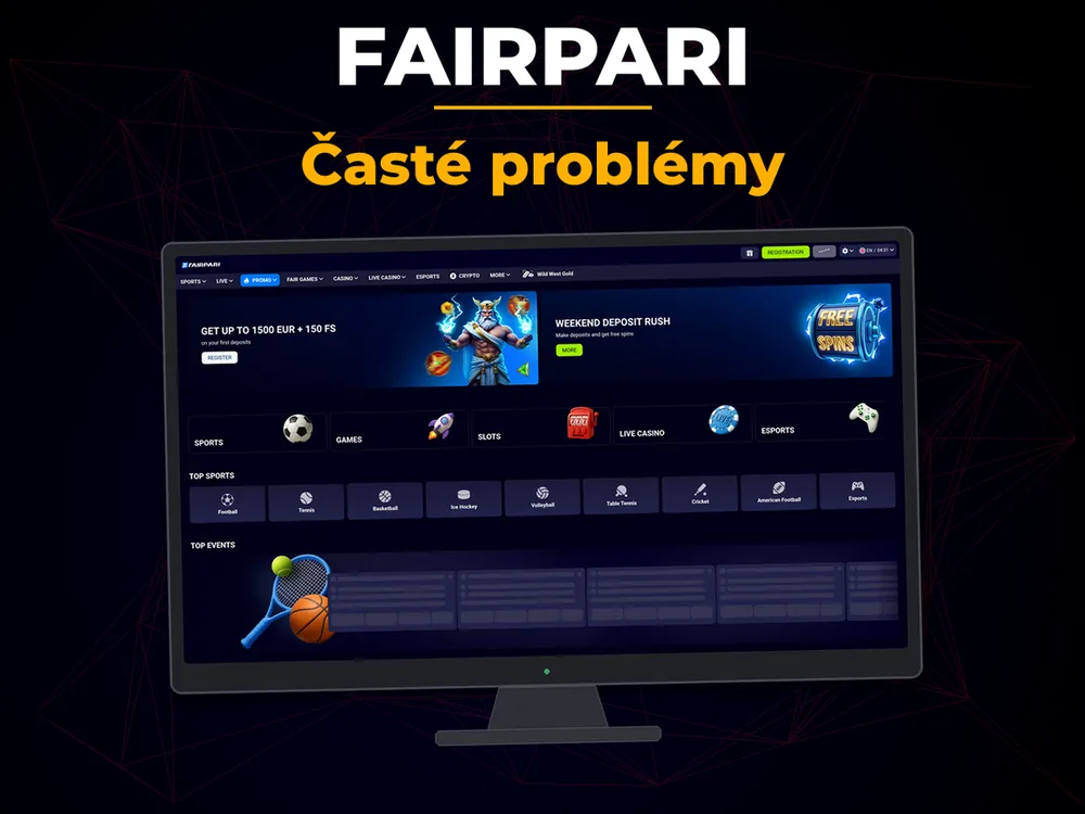 Fairpari - Časté problémy